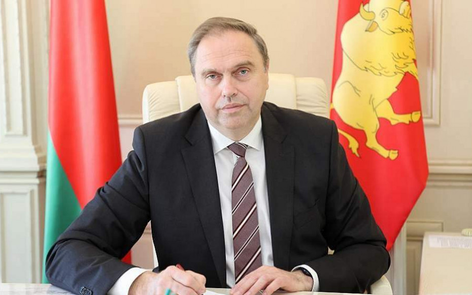 Поздравление губернатора Гродненской области Владимира Караника с Днем Конституции Республики Беларусь