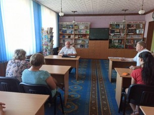 Председатель районного Совета депутатов Николай Квяткевич встретился с жителями агрогородка Гольшаны