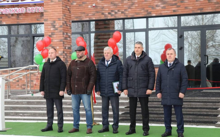  Новое административно-хозяйственное здание открылось в Ошмянских электрических сетях