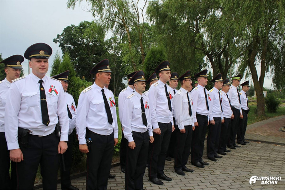 Инструктаж нарядов подразделений РОВД прошел в День Независимости Республики Беларусь