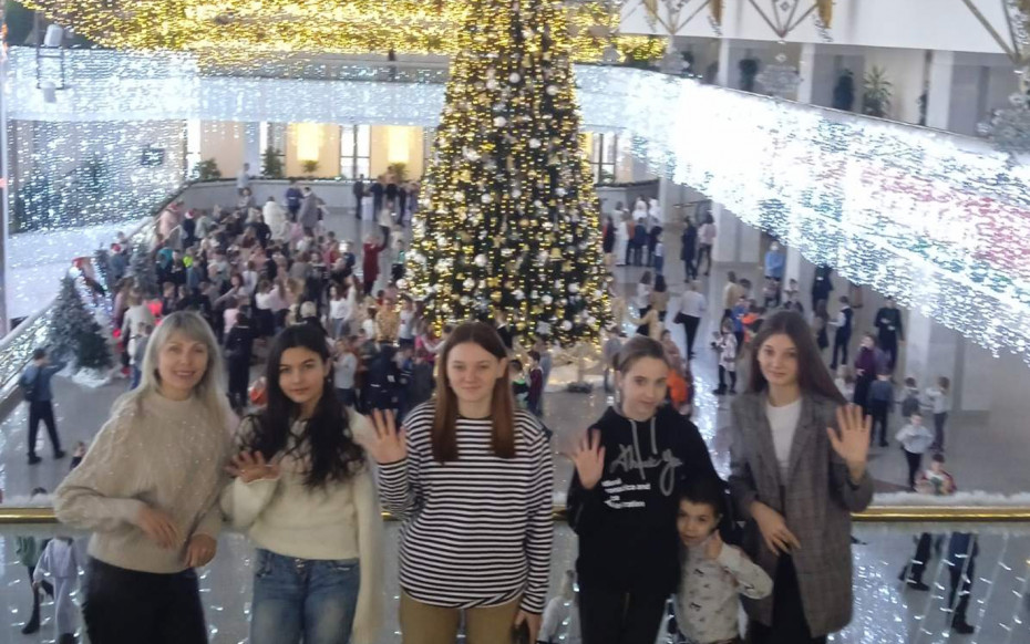  Ребята из Ошмян поучаствовали в новогодней программе во Дворце Республики