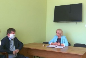 Заместитель председателя Ошмянского райисполкома встретилась с коллективом районного центра гигиены и эпидемиологии