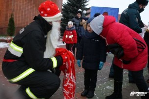 Ошмянские спасатели-пожарные проводят акцию «Безопасный Новый год»