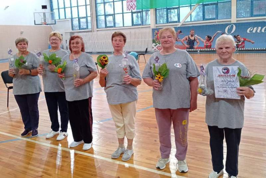 Ошмянская команда заняла второе место в межрайонной спартакиаде для граждан пожилого возраста «За активное долголетие»