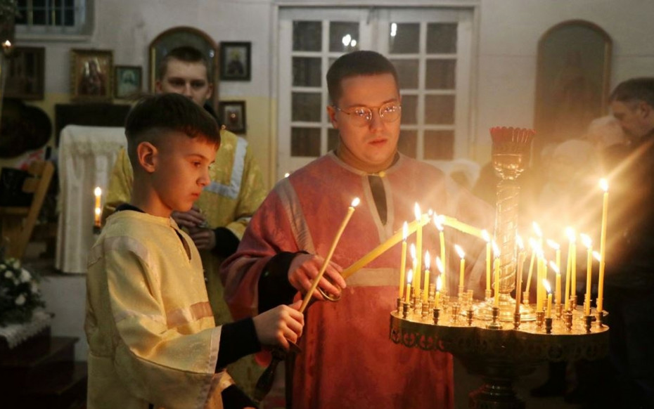 Православные верующие Ошмянского района отмечают Рождество Христово