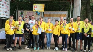 Команда Ошмянского района заняла второе место на областном турслете