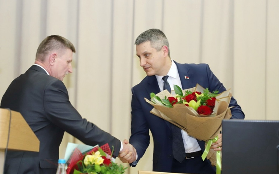 Юрий Карпович избран председателем Ошмянского районного Совета депутатов двадцать девятого созыва