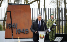 Митинг-реквием в память о Хатынской трагедии прошел у братской могилы в Ошмянах